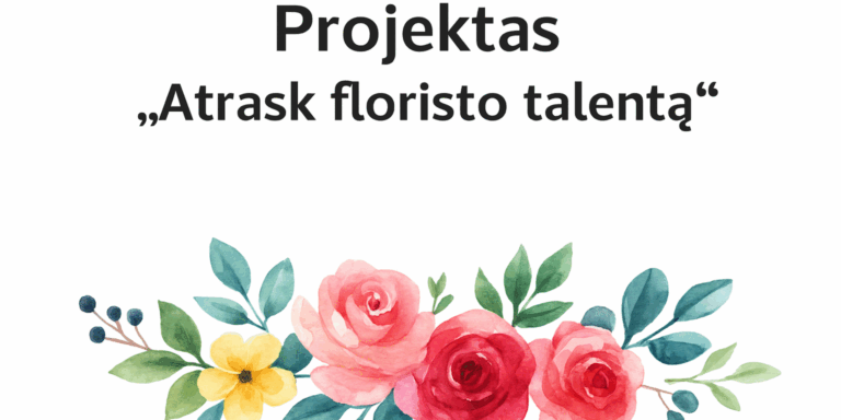 Atrask floristo talentą